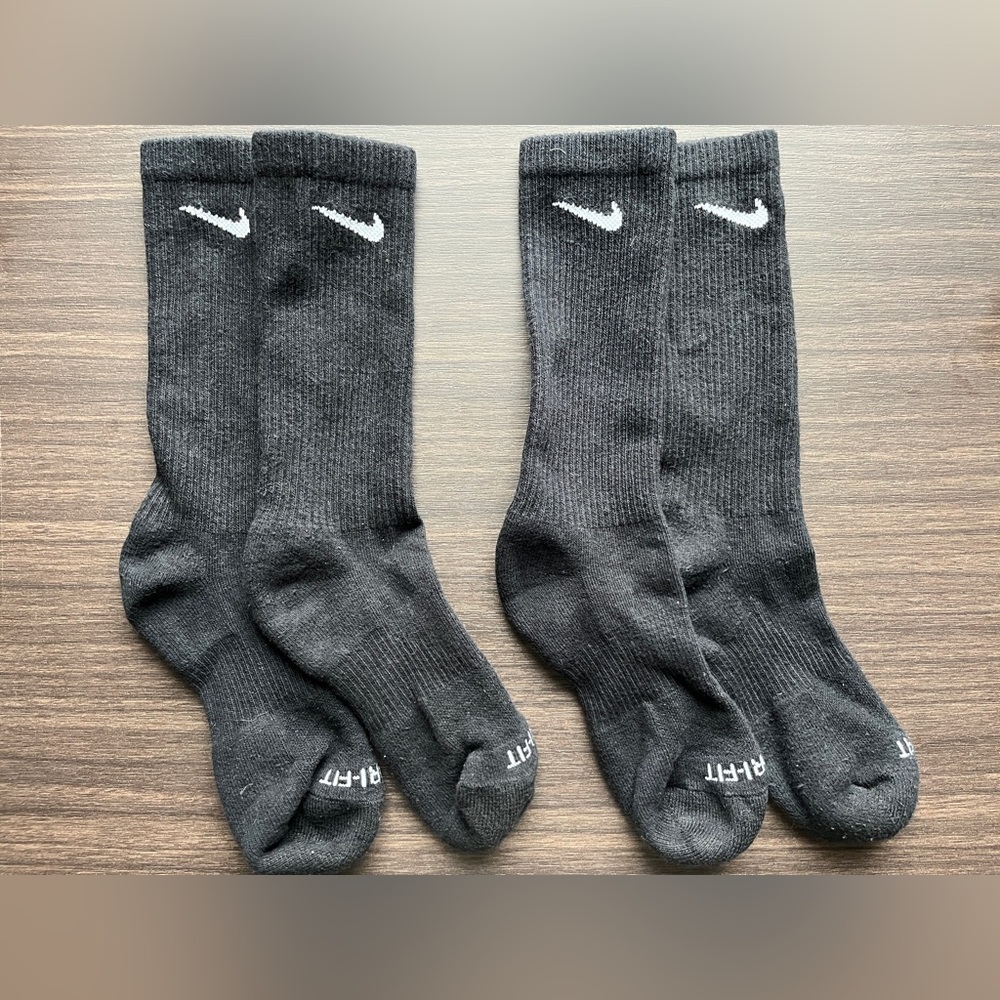 Black Nike Everyday Plus Cushioned Crew Socks